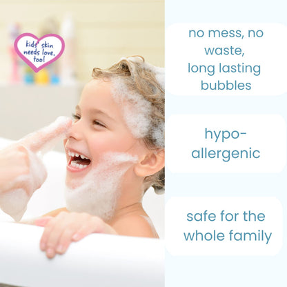 TruKid Bubble Podz Bubble Bath for Kids, Toddlers, & Babies, Tear Free Gentle & Refreshing Bath Bomb for Sensitive Skin with Natural Moisturizers, Non-Toxic, pH Balanced, Strawberry Scent (10 Podz)