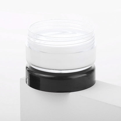 100 Count 10g Small Sample Containers with Lids Plastic Jar Cosmetic Jars Empty Makeup Jars Lip Balm Containers - Black