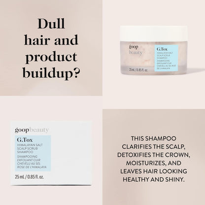 goop Beauty Scalp Scrub Shampoo | Exfoliator to Dexofiy & Purify | Himalayan Salt & Rosehip Oil | Cleanses Hair of Product Buildup | 6.7 fl oz