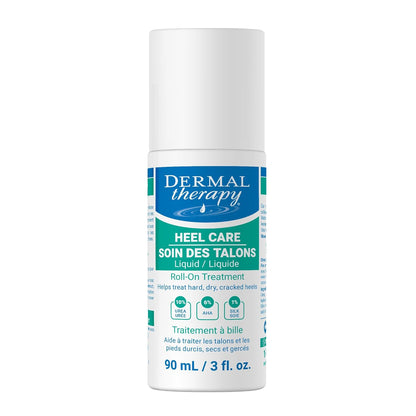 Dermal Therapy Heel Care Liquid Roll-On – Intensive Moisturizing & Repair for Cracked Heels, Dry & Rough Skin – Fast-Absorbing, Mess-Free Application – Hydrating Foot Care Treatment