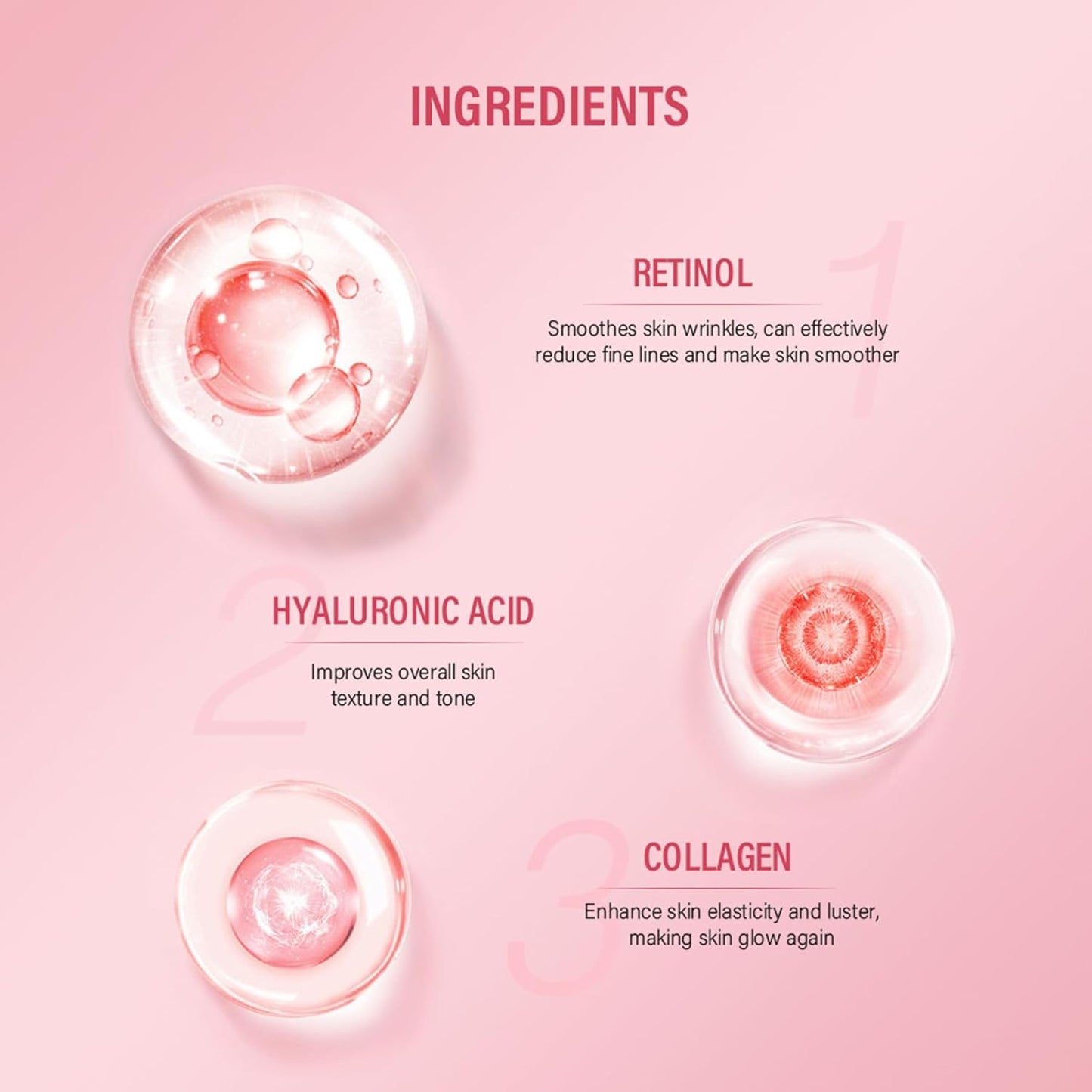 NICEFACE Retinol Eye Cream for Dark Circles and Puffiness - Anti Aging Eye Cream with Hyaluronic Acid and Collagen - Deeply moisturizing, Smooth Fine Lines, Enhance Eye Skin Elasticity