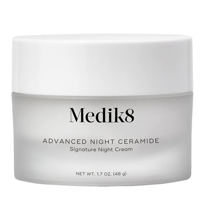 Medik8 Advanced Night Ceramide - Plumping, Hydrating Nighttime Eye Care - Skin Tightening Ceramides and Antioxidants for Fine Lines and Wrinkle Reduction - Soothes Dark Circles and Puffiness - 1.7 oz
