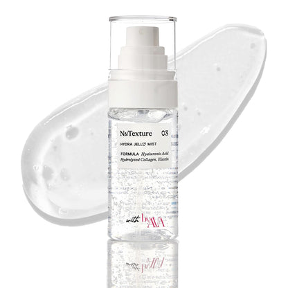 Jelloskin Hydra Jell Face Mist by AVA x NuTexture Hydrating Face Spray with Collagen, Hyaluronic Acid, Vitamin C & E