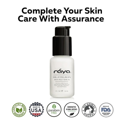 RAYA HA + Collagen Serum (502) | Premium Anti-Aging Serum for Face | Intensive Face Moisturize | Helps Reduce Age Lines and Wrinkles | Firms and Softens Skin for All Ages