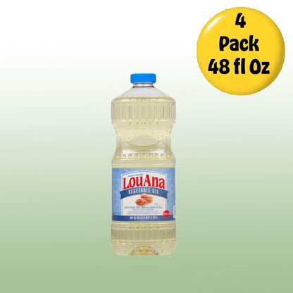 Vegetable Oil 48 fl oz Plastic Bottles 4 Pack