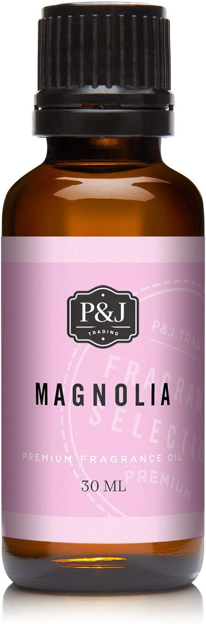 P&J Trading - Magnolia Scented Oil 30ml - Fragrance Oil for Candle Making, Soap Making, Diffuser Oil