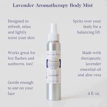 Victoria's Lavender Aromatherapy Body Mist