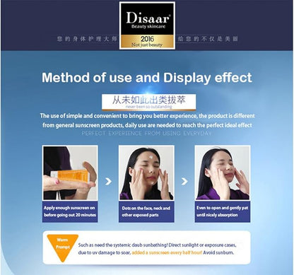 DISAAR SPF 60+ Moistening Sunblock