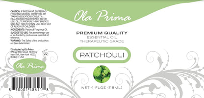 Ola Prima 4oz Patchouli Essential Oil