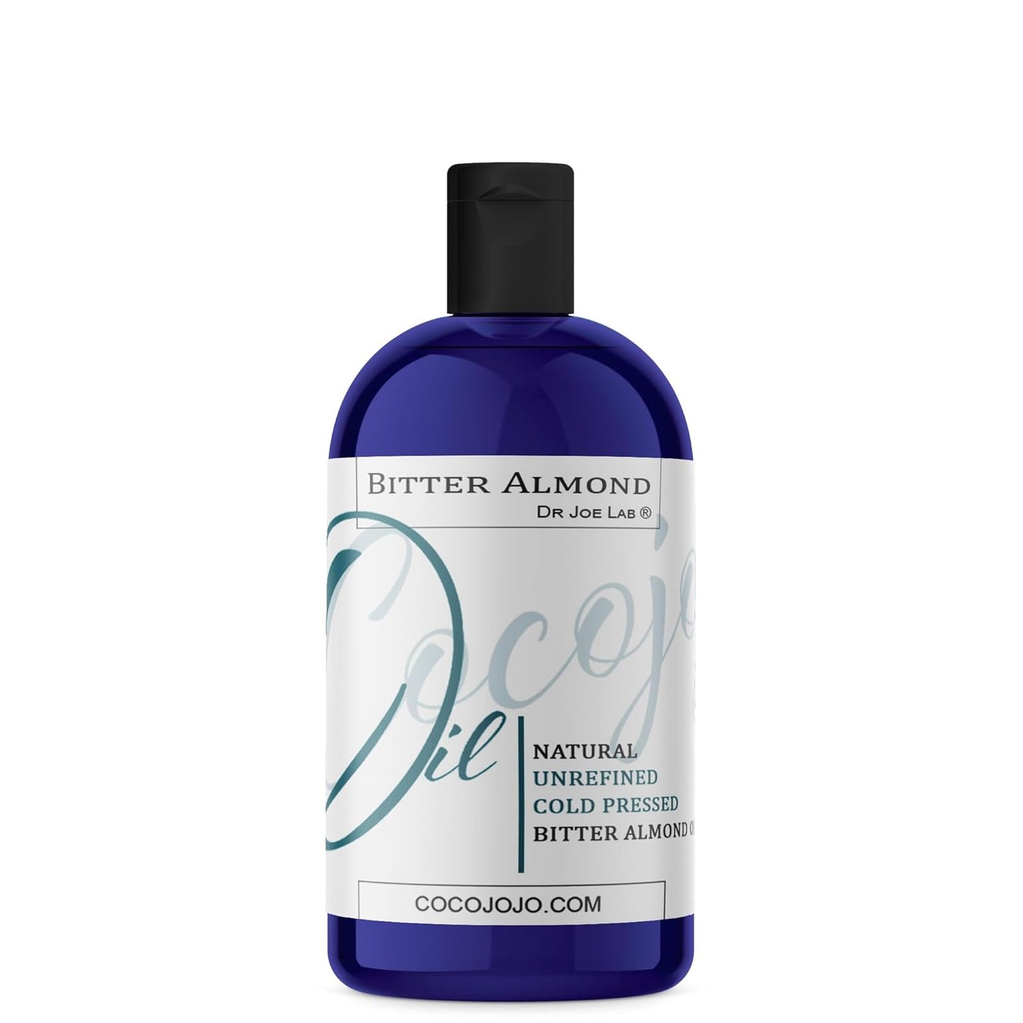 Dr Joe Lab Bitter Almond Oil - 16 oz - Pure, All Natural, Non GMO, Carrier Oil - for Skin, Hair, Body, Nails, Face, Arms & Legs - Hydrates, Nourishes, Moisturizes