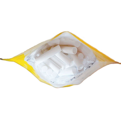 50 White Lip Balm Containers Tubes, BPA Free, Made in USA Round Tubes, 0.15 oz, 100% with White Caps, For DIY Lipstick homemade Lip Balm by Mary Tylor Naturals (50, white)