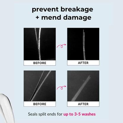 Love Ur Curls - Split End Mender Restorative Leave in Treatment, for Dry, Damaged Hair, Hydration, Prevent Breakage & Seals Split Ends, 50mL