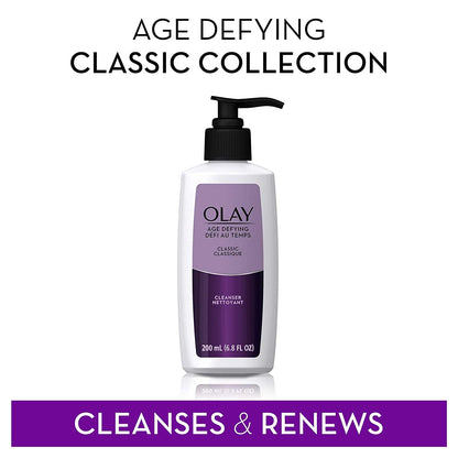 Face Wash by Olay Age Defying Classic Facial Cleanser 6.8 Fl Oz (Pack of 3)