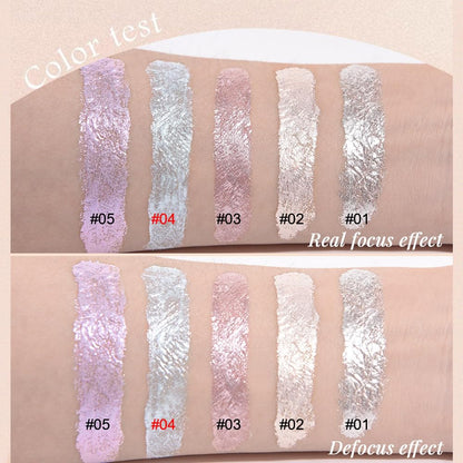 Monochrome Glitter Eyeshadow Palette,Single Light Sky Blue Shimmer Eyeshadow,Long-Lasting Sheer Eye Makeup With A Sparkle Finish,Smooth Formula,Vegan & Cruelty-Free