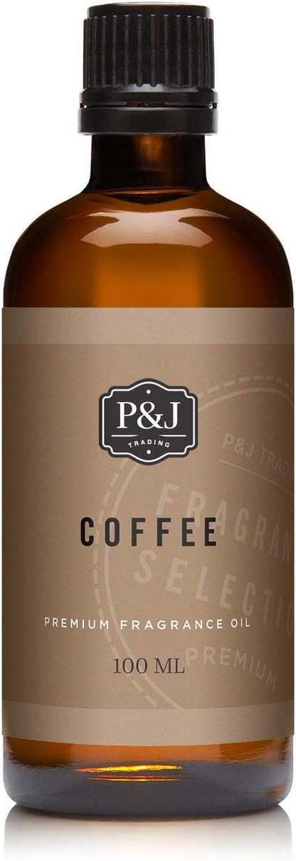 P&J Trading Fragrance | Coffee Oil 100ml - Candle Scents for Candle Making, Freshie Scent, Soap Making Supplies, Diffuser Oil Scents