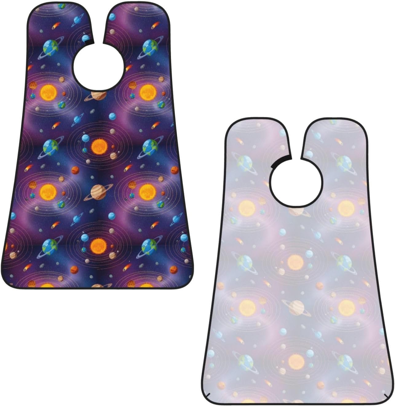 Men's Beard Maintenance Apron, Waterproof & Easy Clean, Galaxy Space Planet Solar System