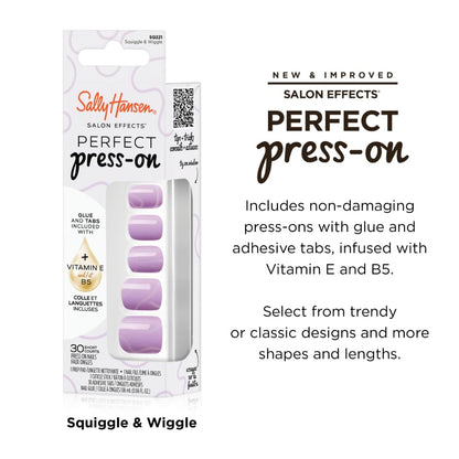 Sally Hansen Instant Cuticle Remover and Salon Effects Squiggle & Wiggle Press On Nails Kit