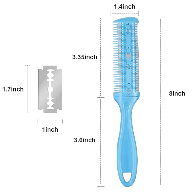 Hair Cutting Kit: Razor Comb,