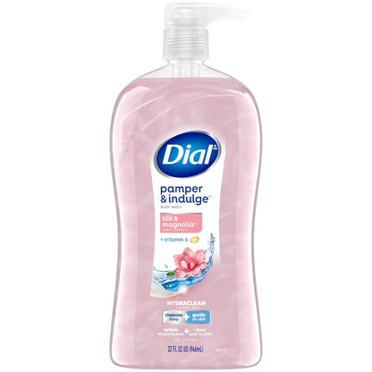 Dial Body Wash, Pamper & Indulge, Silk & Magnolia, 32 fl oz