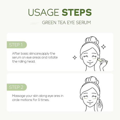 Akary green tea eye serum