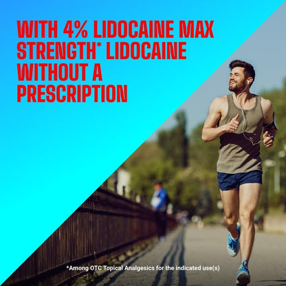 Icy Hot Max Strength Pain Relief Spray with Lidocaine Plus Menthol, 4 Ounces