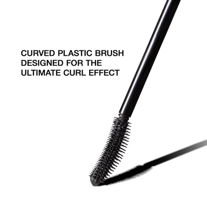 Black Mascara Queen Cobra – Volumizing, Curling, Lengthening – Soft Brush for Smooth Application – Long-Lasting & Weather-Proof – 0.34 fl.oz. - Made in Italy