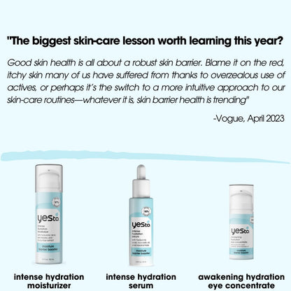 Yes To Awakening Hydration Eye Concentrate, Nourishes Delicate Skin Around Eyes For A Smoother, More Moisturized, and Brighter Appearance, Natural, Vegan & Cruelty Free, 0.5 Fl Oz