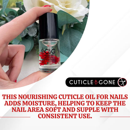 Cuticle Oil for Nails, Hydrating Nail Cuticle Oil, Softens Dry Cuticles, Moisturizes Nail Beds, Conditions Skin, Smooths Rough Edges, Supports Nail Care, Ylang Ylang, 0.27 Fl Oz