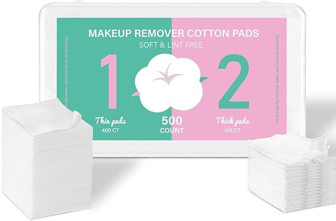 Square makeup cotton pads,facial lips