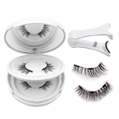 Ealra Craft Magnetic Eyelashes with Applicator,Lumentes Magnetic Eyelashes,3D Soft Flex,Reusable No Glue Needed Soft Lashes for Wmen with All-Day Wear(Natural#04+Fuller#05)