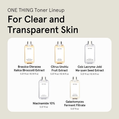 ONE THING Citrus Unshiu Fruit Toner (Tangerine Extract) 5.07 Fl Oz | Hydrating Revitalizing Facial Extract, Uneven Dull Skin, Vitamin C | Acne Scars Dark Spots Pigmentation | Vegan Korean Skin Care