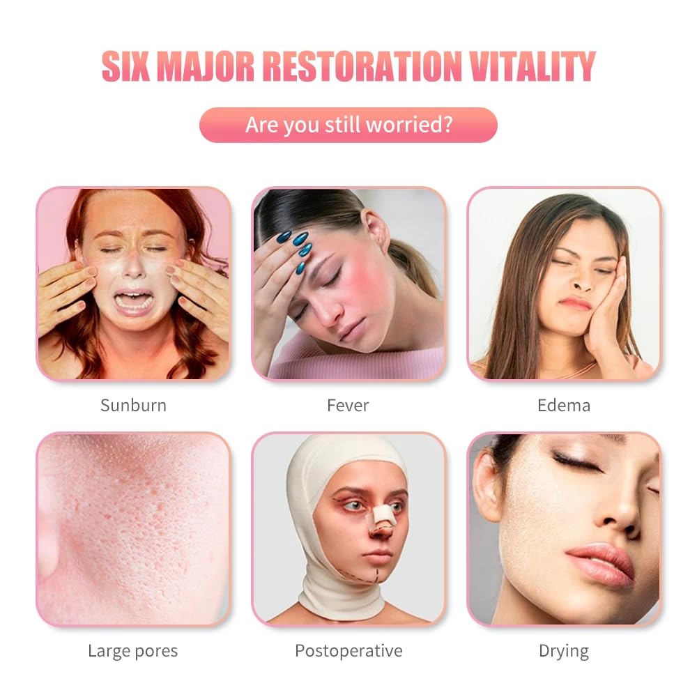 Ice Face Roller, Joyeee Silicone Ice Roller For Face and Eyes Puffiness Relief Reusable Face Ice Cubes Migraine Pain Relief Facial Ice Mold Skincare Tools Gifts for Women Beauty