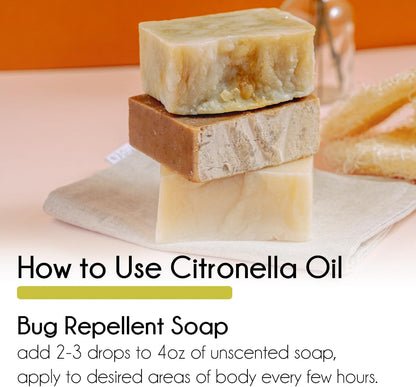 Citronella Essential Oil – 8 fl oz (237 ml) Aluminum Bottle w/Plug Cap – 100% Pure Essential Oil – GreenHealth