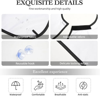 Men's Beard Maintenance Apron, Waterproof & Easy Clean, Galaxy Space Planet Solar System