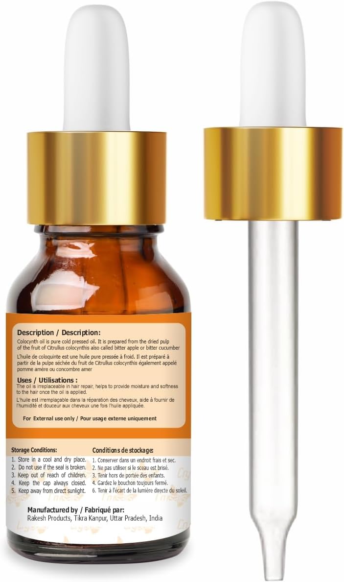 Crysalis Colocynth (Citrullus colocynthis) Oil - 1.01 Fl Oz (30ml)