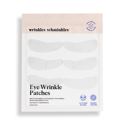 Wrinkles Schminkles Under Eye Patches - Rejuvenate Wrinkles with Medical Grade Silicone Reusable Anti-Wrinkle Patches for Under Eye Treatment, Banish Dark Circles (3 Pairs)