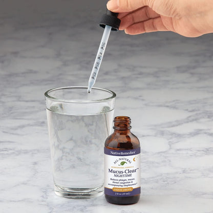 Native Remedies Mucus-Clear Nighttime - Temporarily Relieves Mucus Congestion and Supports Peaceful Sleep