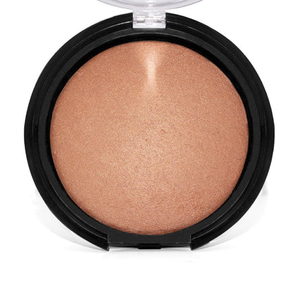 Palladio Baked Bronzer, Highly Pigmented and Easy to Blend, Shimmery Bronzed Glow, Use Dry or Wet, Lasts all day long, Provides Rich Tanning Color Finish, Powder Compact, Pacific Tan