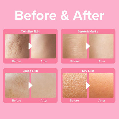 Anti Cellulite Body Firming Cream: Tightening & Lifting Booty Lotion with 3D Thermal Tech for Thighs, Belly, Bum & Women Sagging Skin, Shea Butter & Coconut Oil, 3.4 oz