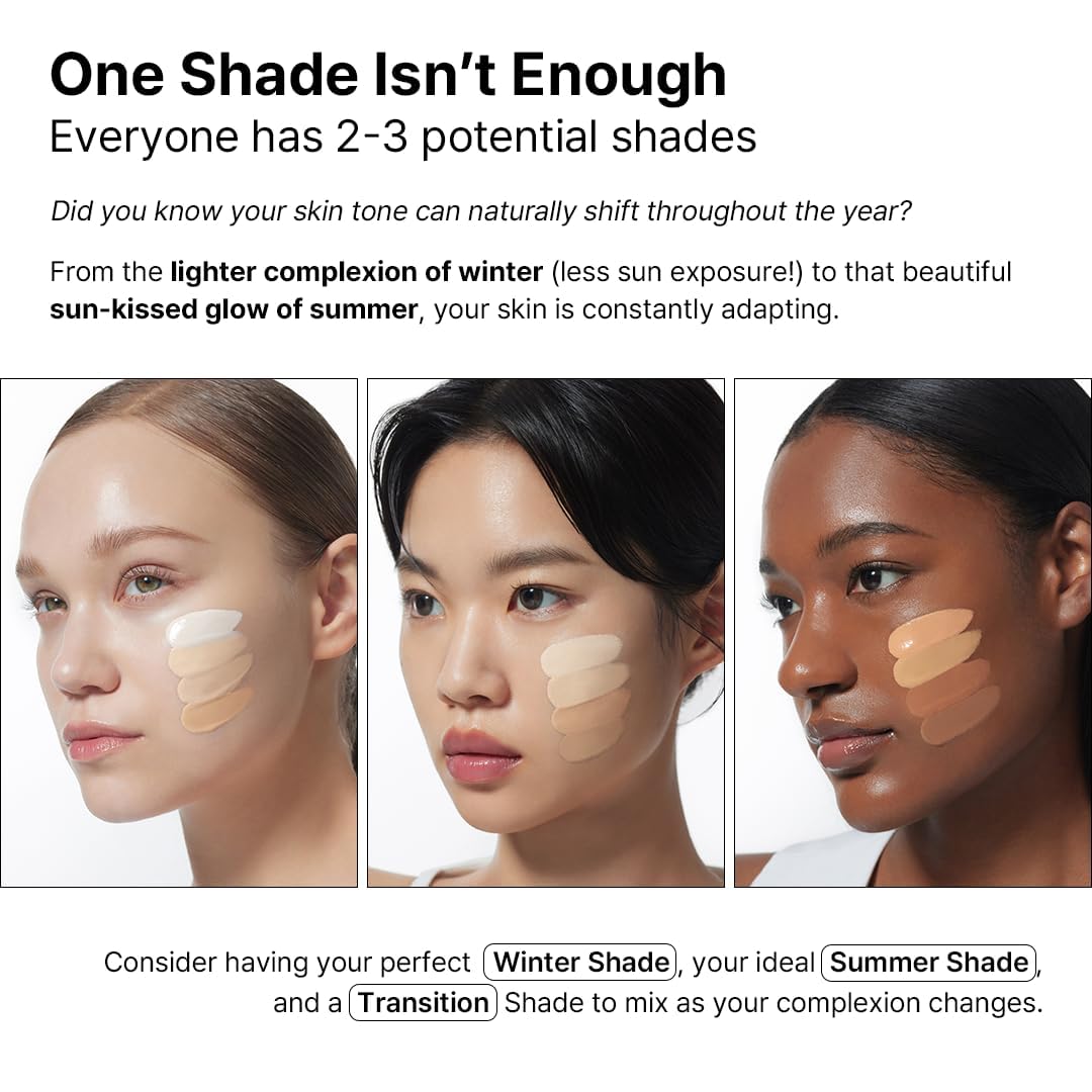 Parnell Cicamanu Serum Cushion - Moisturizing Foundation for Soothing, Coverage, Glass Skin and Lightweight for Sensitive and Dry Skin Pearl Skin (0.52 Fl Oz)(24N)