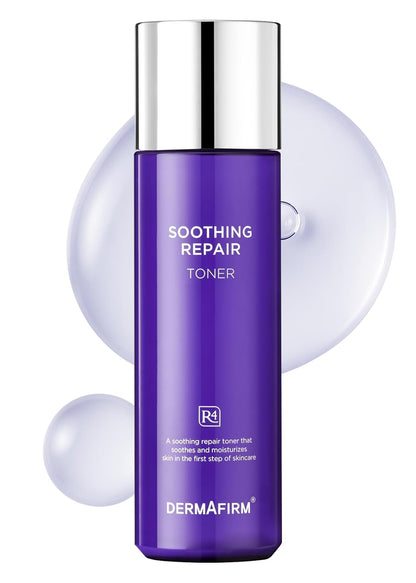 Soothing Repair Face Toner R4 | Hydrating Moisturizing & Soothing Toner for Skin Troubles w/Eucalyptus, Peptide & Collagen | Gentle for All Skin Types No Animal Trials No Paraben 6.76 fl oz