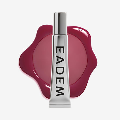 EADEM Le Chouchou Lip Softening Balm, Lip Gloss for Women, Lip Plumper & Lip Mask, Overnight Hydrating & Moisturizing Luxury Lip Balm, 0.5 oz, Bissap Glaze