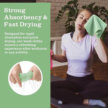 Washcloths bulk - 100 pack