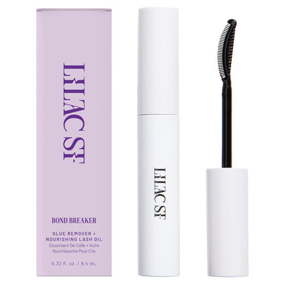 Lilac St. - Bond Breaker Lash Remover - Portable & Gentle Eyelash Glue Remover - Remove Lash Glue from Segments - Collagen Extract & Nourishing Oils - Waterproof - Cruelty Free, Vegan, Women Founded