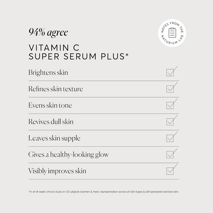 Naturium Vitamin C Super Serum Plus, Smoothing Face Care, plus Retinol, Hyaluronic Acid, Niacinamide & Salicylic Acid, 1 oz