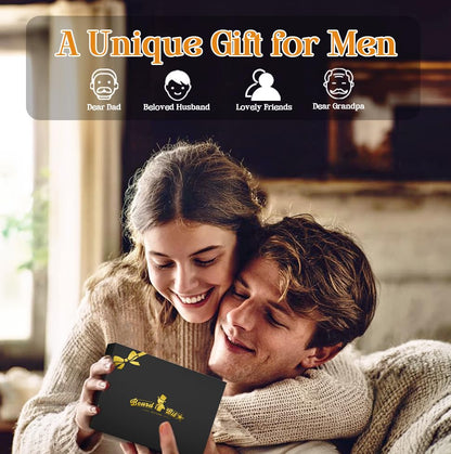 Gifts for Men, Beard Bib Apron, Large Beard Shaving Apron Cape with Suction Cups and Packing Pouch, Gifts for Dad Husband Boyfriend, Stocking Stuffers Christmas Gifts Father Day's Gift Birthday Gift