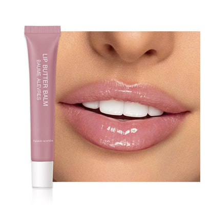 1Pcs Tinted Lip Balm Serum Makeup, Squeeze Hydrating Tint Lips Balms Serum Cosmetic, Women Care Glossy Nourishing Plumping Lip Stain Gloss Lipstick, Suitable for dry lips, Long-Lasting Color 05