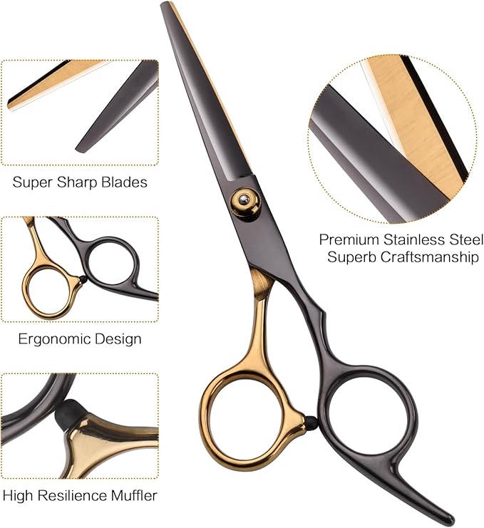 Hair Cutting Scissors Kit, Hair