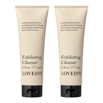 Face & Body Exfoliating Cleanser, John Legend Skincare, Hydrating & Moisturizing Wash, Helps Skin Irritation, with Mandelic Acid for Gentle Exfoliation, 2-Pack (6 oz each)
