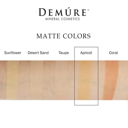Demure Mineral Make Up (Apricot) Eye Shadow, Matte Eyeshadow, Loose Powder, Eye Makeup, Professional Makeup